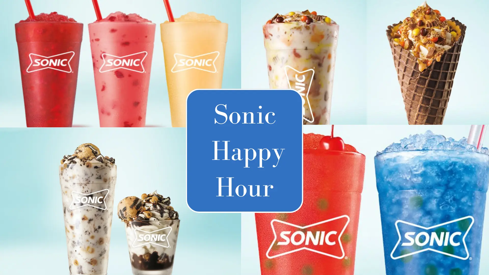 Sonic Happy Hour 2024 - Time & Menu Prices