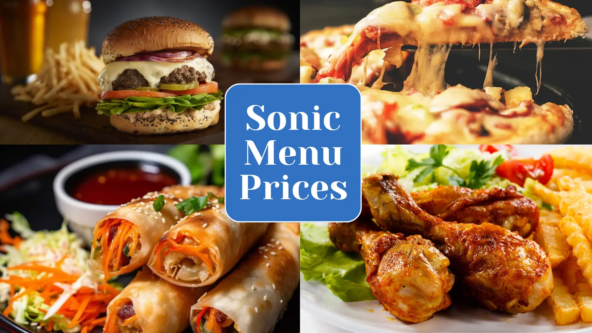 Sonic Menu with Prices 2024 Deals & Combo Updated July