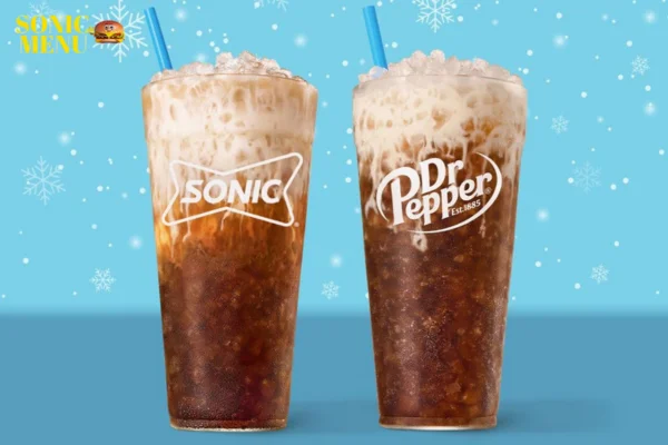 Sonic buttery brew and dr pepper