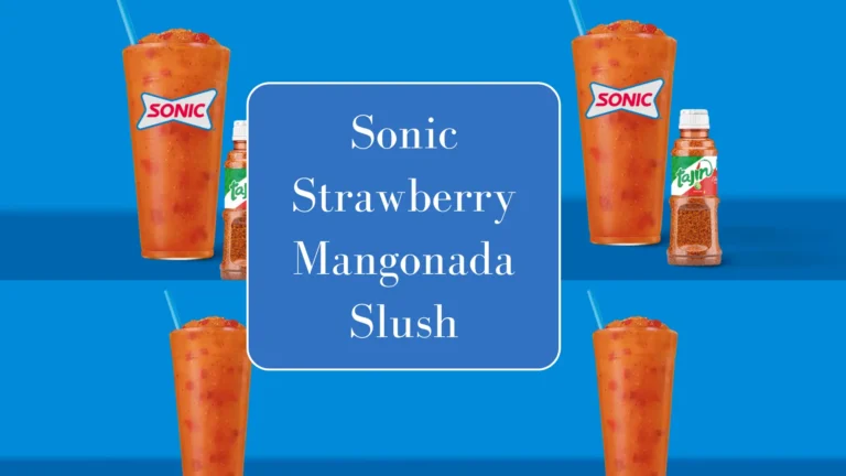 New Sonic Strawberry Mangonada Slush 2025 | Price & Nutrients