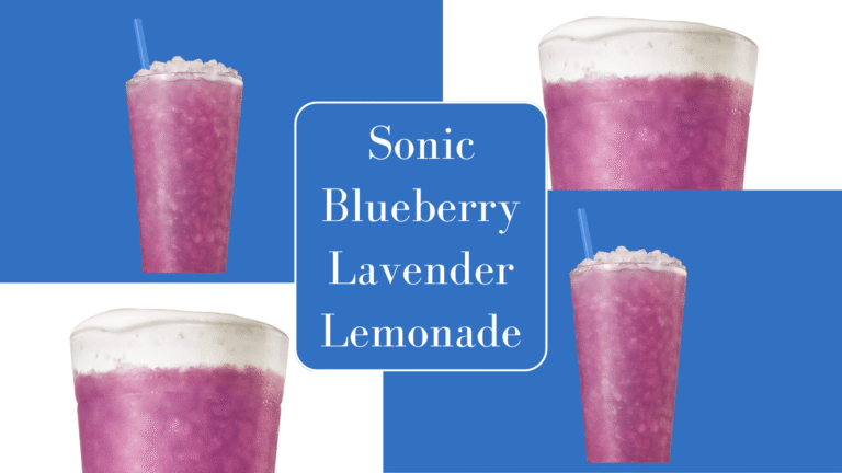 Sonic Sweet Topped Blueberry Lavender Lemonade 2025 | Price & Calories